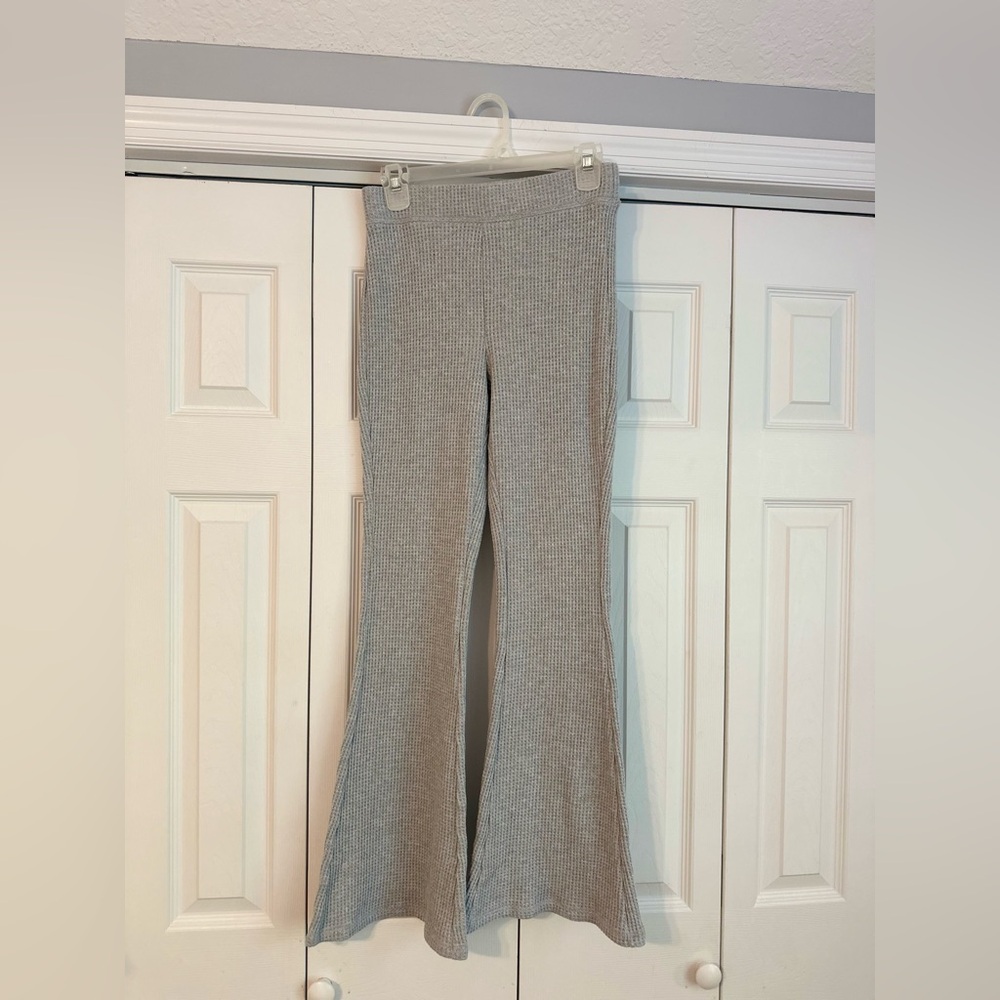 Aerie Waffle Knit Flare Pants, Small